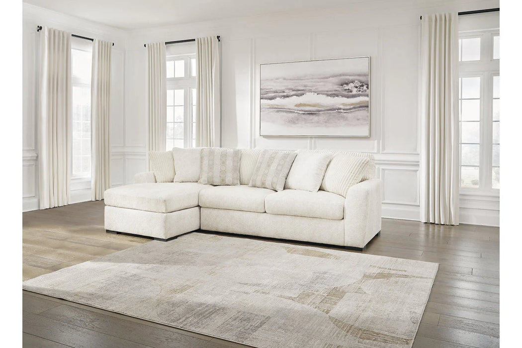 CHESSINGTON IVORY 2-PIECE LAF CHAISE SECTIONAL