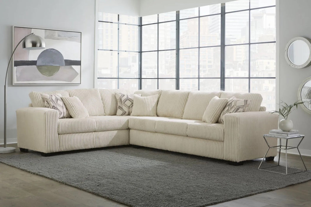 Stationary 6 Piece Bej Sectionals