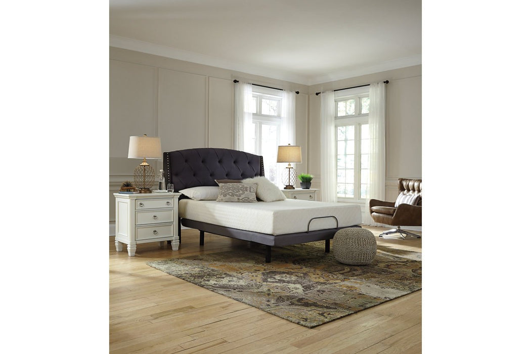 10 Inch Chime Memory Foam White King Mattress in a Box - M69941 - Gate Furniture