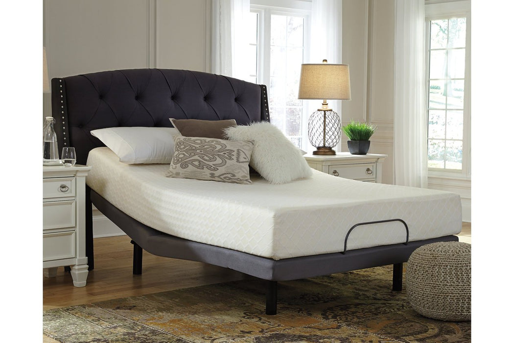 10 Inch Chime Memory Foam White King Mattress in a Box - M69941 - Gate Furniture