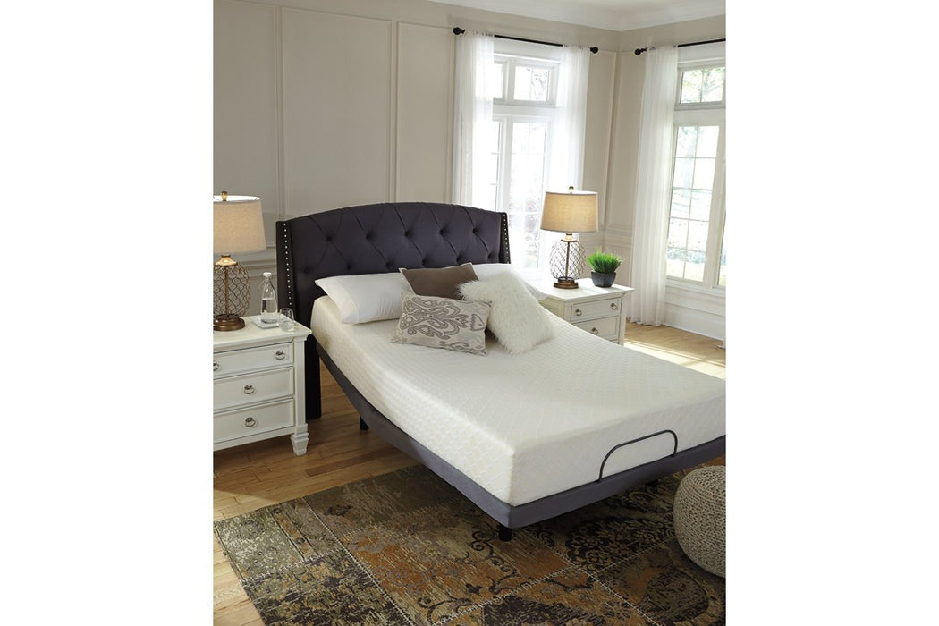 10 Inch Chime Memory Foam White Queen Mattress in a Box - M69931 - Gate Furniture
