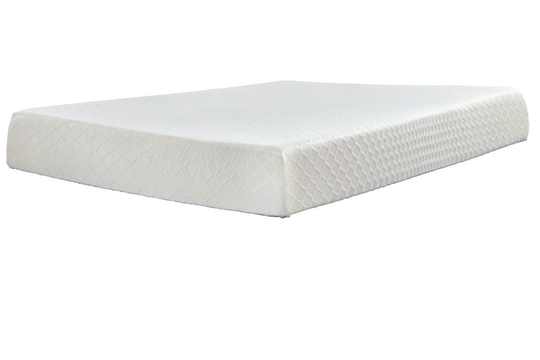 10 Inch Chime Memory Foam White Twin Mattress in a Box - M69911 - Gate Furniture