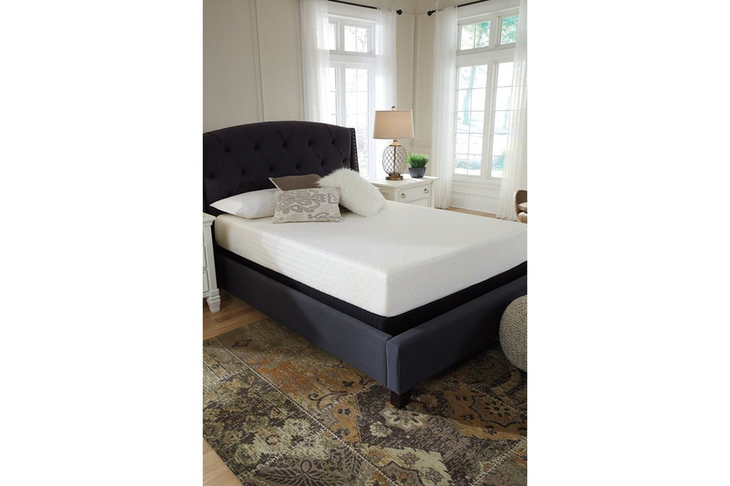 10 Inch Chime Memory Foam White Twin Mattress in a Box - M69911 - Gate Furniture