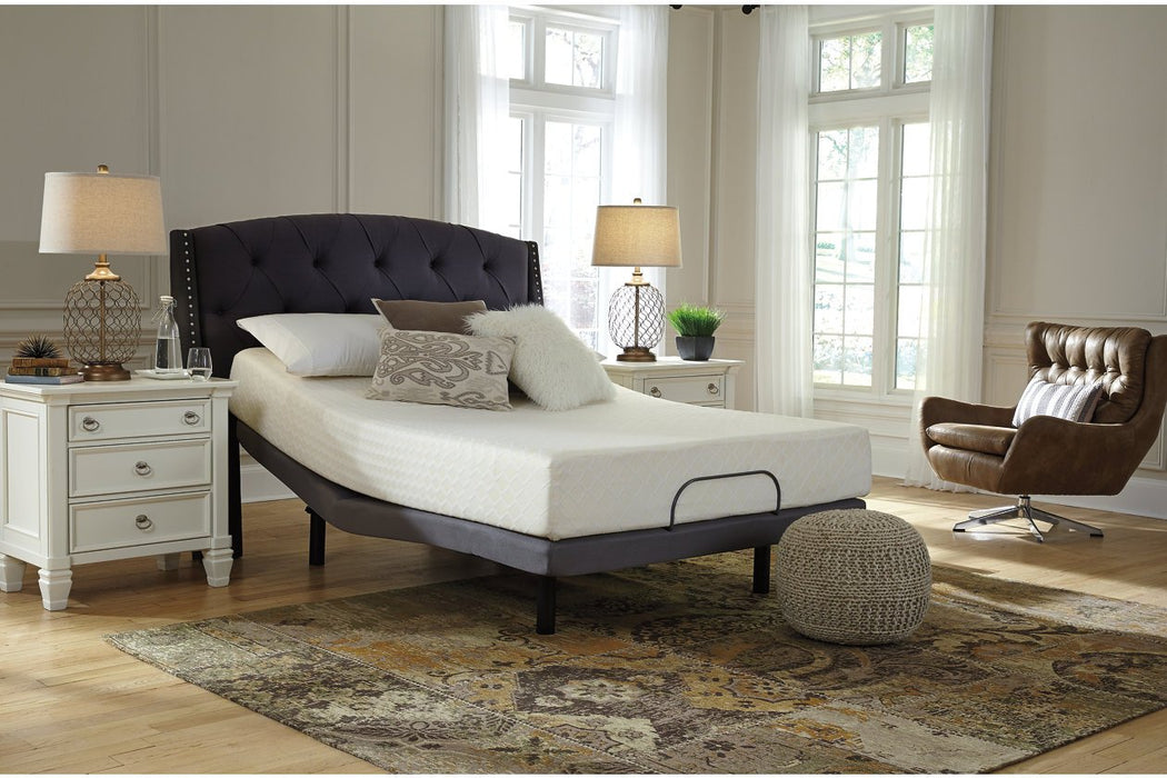 10 Inch Chime Memory Foam White Twin Mattress in a Box - M69911 - Gate Furniture