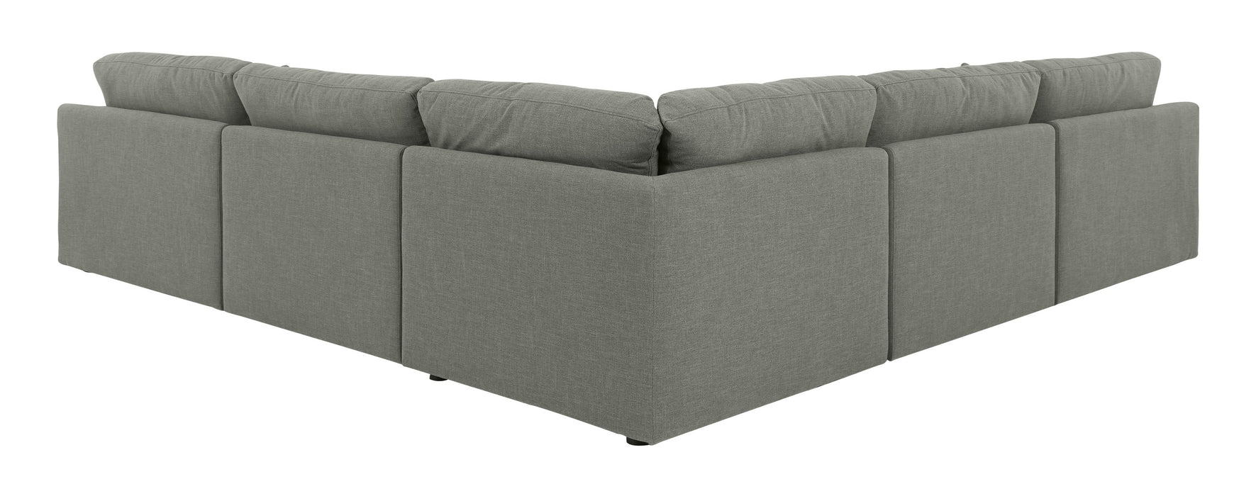 Elyza Smoke 5 Piece Sectional