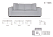 1005 White Living Room Set - Gate Furniture