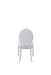 110 Marble Dining Table With 110 White Chairs Set - Gate Furniture