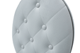 110 Marble Dining Table With 110 White Chairs Set - Gate Furniture