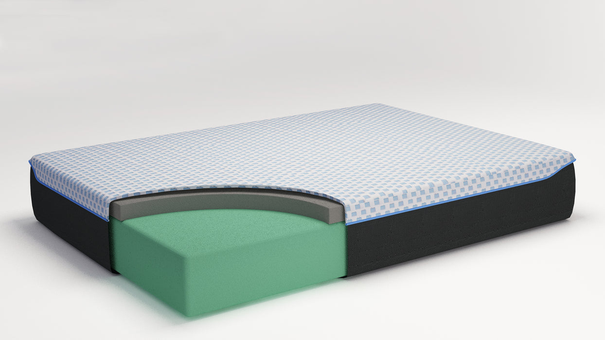 12 Inch Chime Elite California King Memory Foam Mattress in a box - M67451 - In Stock Furniture