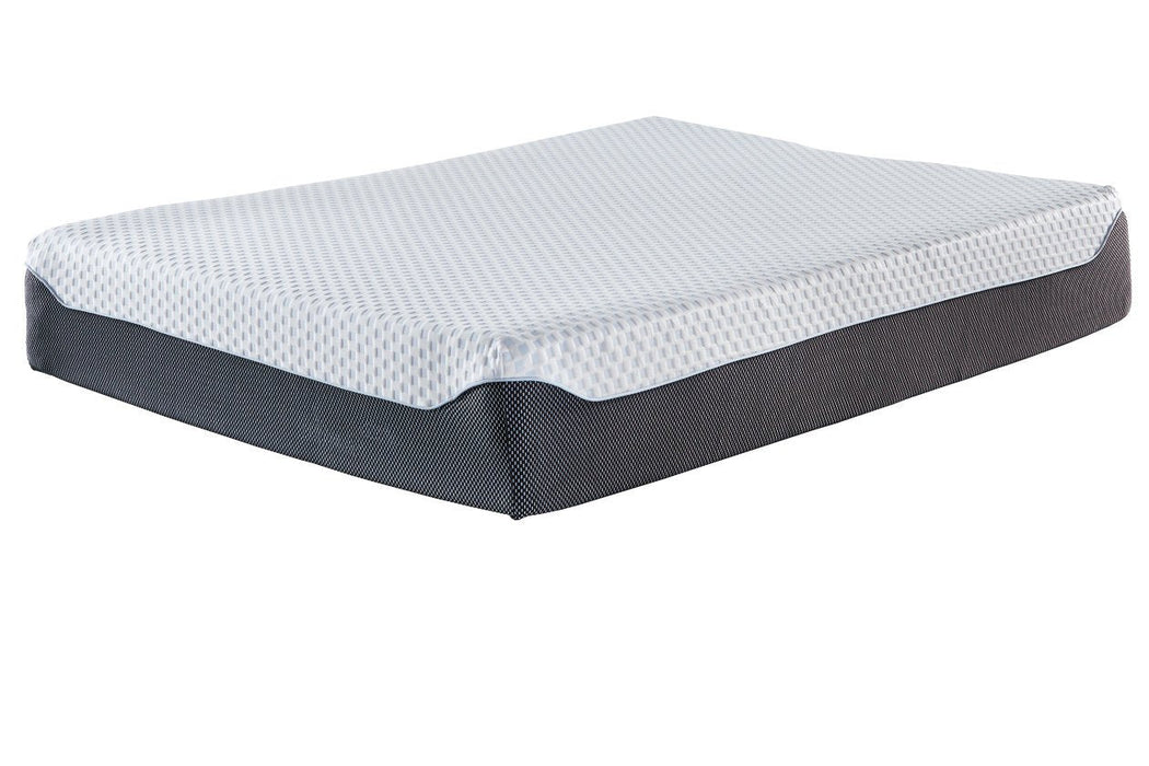 12 Inch Chime Elite White/Blue Twin Memory Foam Mattress in a box - M67411 - Gate Furniture