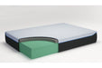12 Inch Chime Elite White/Blue Twin Memory Foam Mattress in a box - M67411 - Gate Furniture