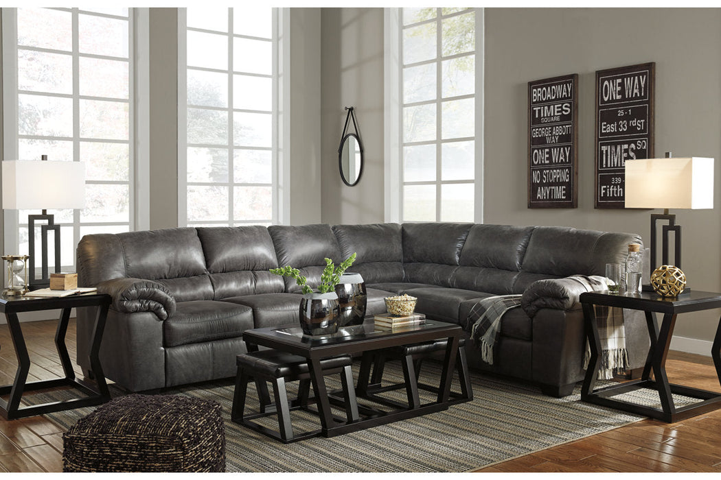Bladen Slate 3-Piece RAF Sectional