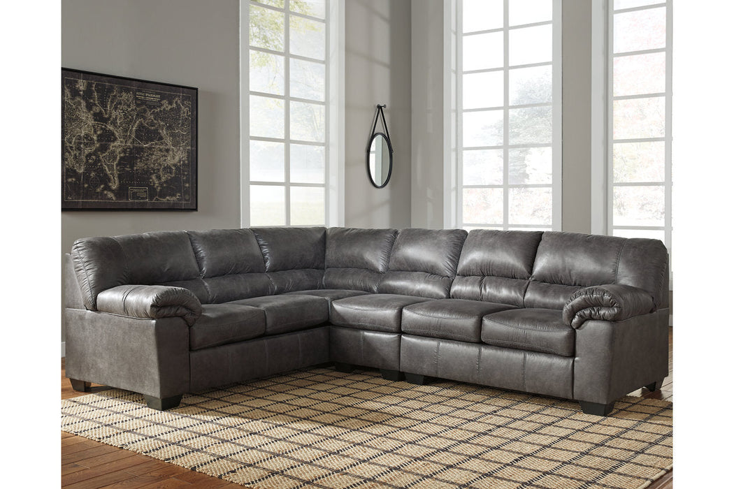 Bladen Slate 3-Piece LAF Sectional