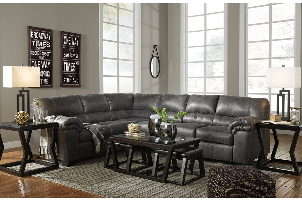 Bladen Slate 3-Piece LAF Sectional