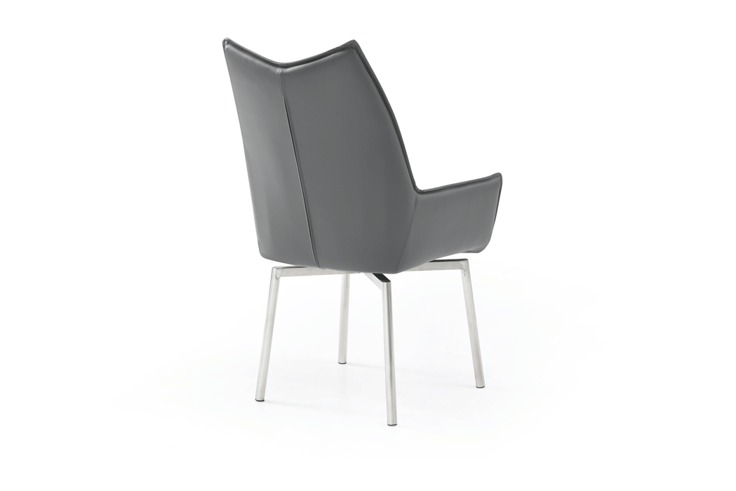 1218 Swivel Dining Chair Dark Grey - i36557 - In Stock Furniture