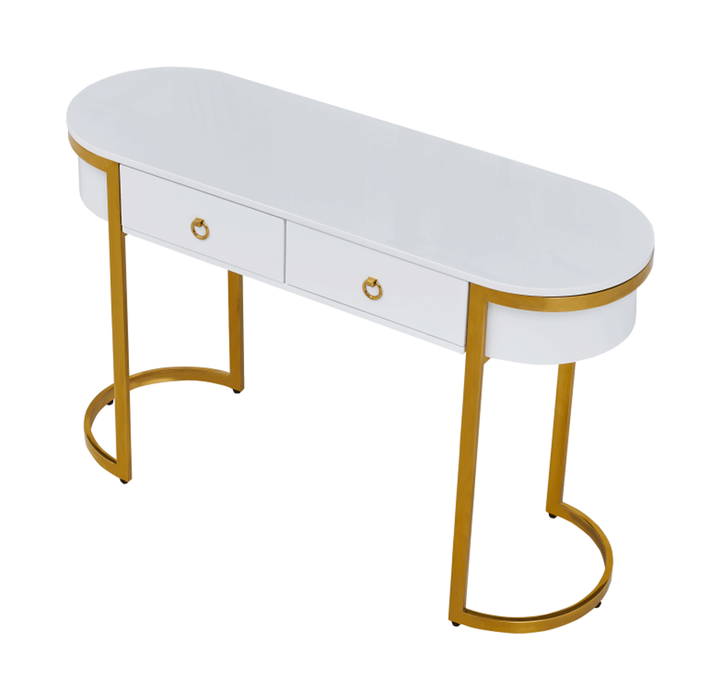 131 Gold Marble Dining Set - Gate Furniture