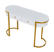 131 Gold Marble Dining Set - Gate Furniture