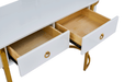 131 Gold Marble Dining Set - Gate Furniture