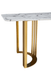 131 Gold Marble Dining Table - i27593 - In Stock Furniture