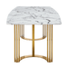 131 Gold Marble Dining Table - i27593 - In Stock Furniture