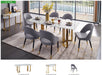 131 Gold Marble Dining Table - i27593 - In Stock Furniture