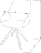 1327 Swivel Dining Chair - i32079 - In Stock Furniture
