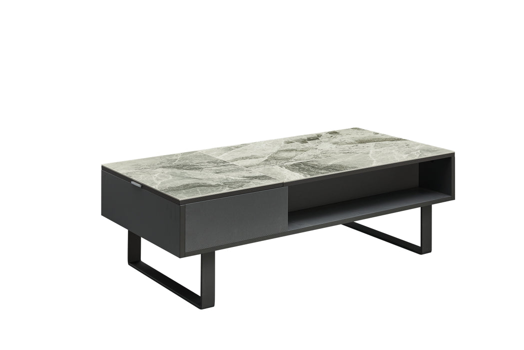 1388 Coffee Table W/ Storage Grey - i34876 - In Stock Furniture