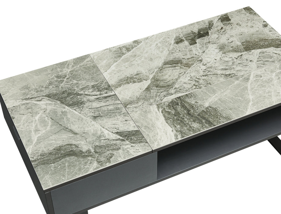 1388 Coffee Table W/ Storage Grey - i34876 - In Stock Furniture
