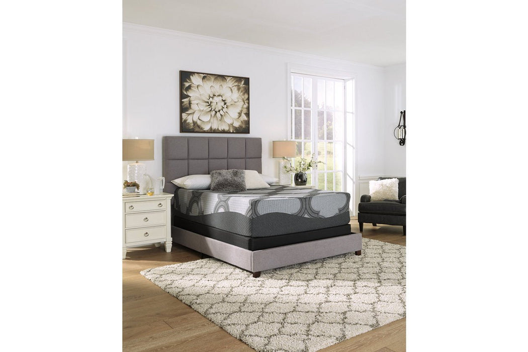 14 Inch Ashley Hybrid Gray Queen Mattress - M62931 - Gate Furniture