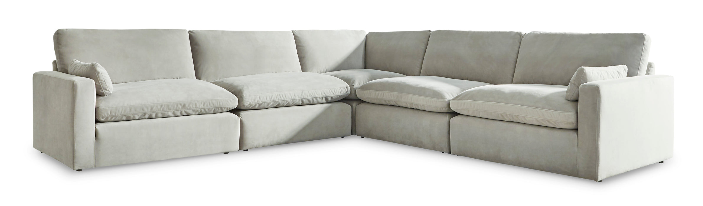 Sophie Cloud Sectional Loveseat with Chaise