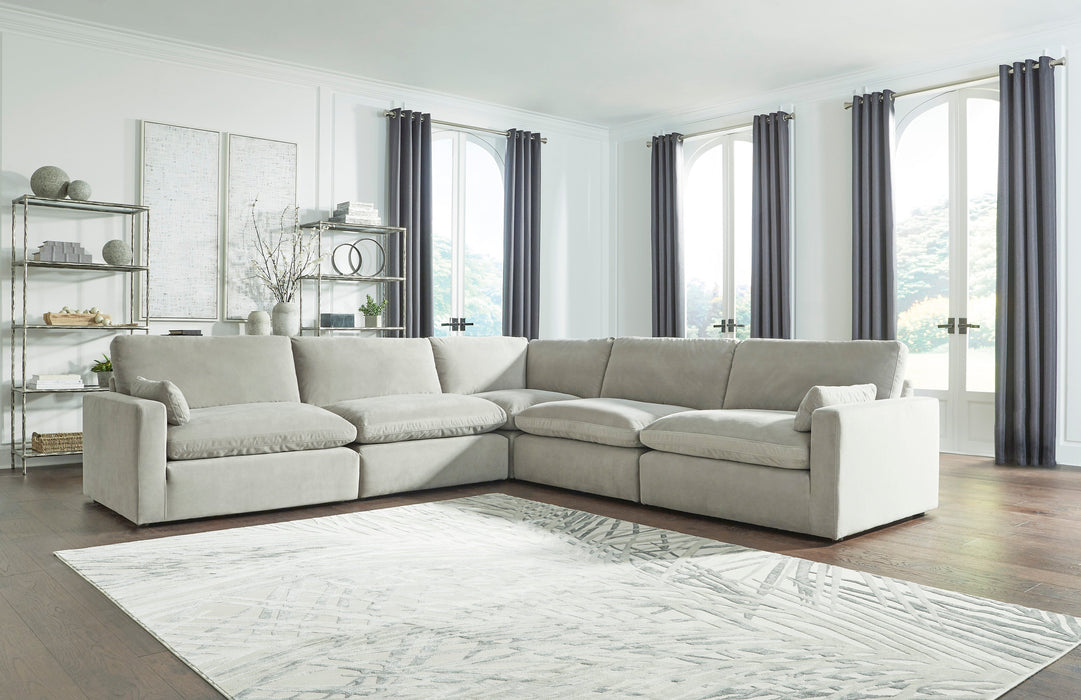 Sophie Cloud Sectional Loveseat with Chaise
