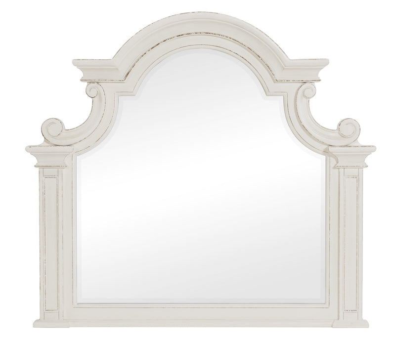 Baylesford Antique White Upholstered Panel Bedroom Set