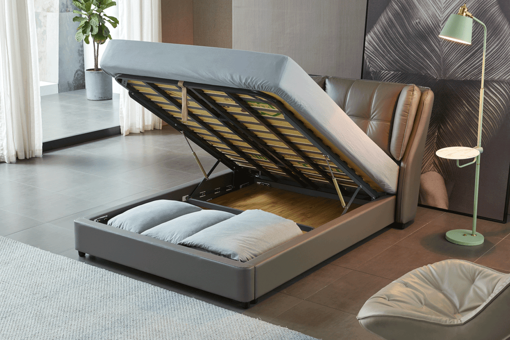 1806 Bed With Storage Queen - i27473 - In Stock Furniture