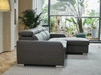 1822 Grey Sectional Right W/Bed - i38163 - Gate Furniture