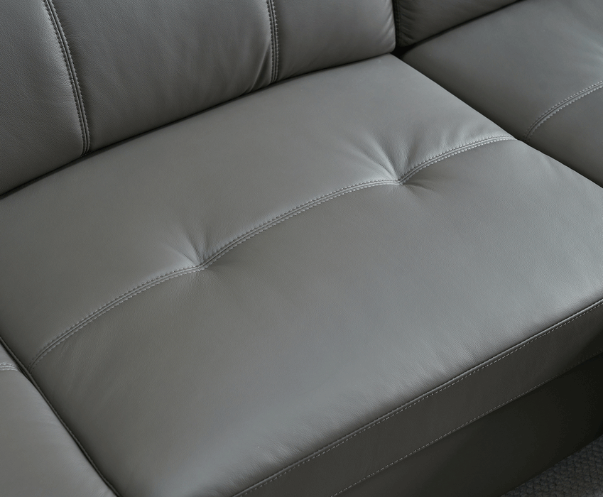 1822 Grey Sectional Right W/Bed - i38163 - Gate Furniture