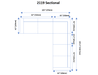 2119 Sectional White - i21830 - Gate Furniture