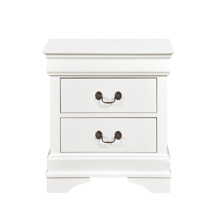 Mayville White Sleigh Bedroom Set