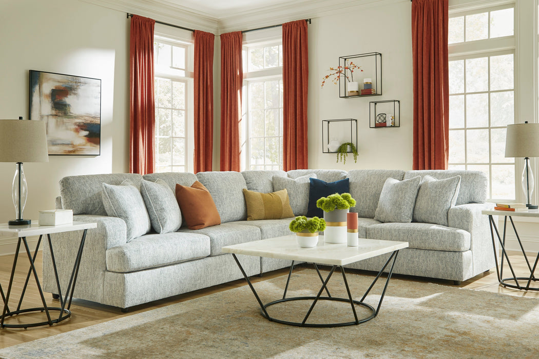 Playwrite Gray 4-Piece Sectional