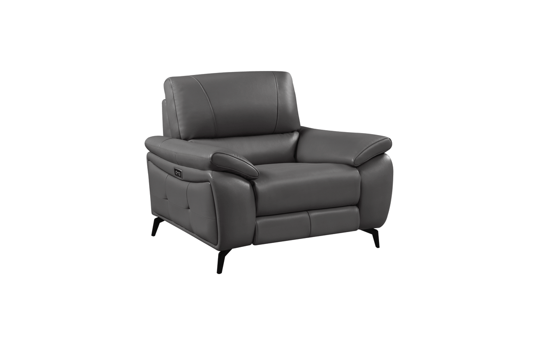 2934 Dark Grey W/ Electric Recliners Set - In Stock Furniture