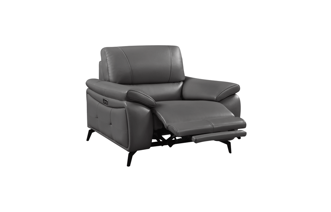 2934 Dark Grey W/ Electric Recliners Set - In Stock Furniture