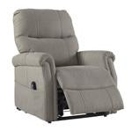 Markridge Gray Power Lift Recliner - Gate Furniture