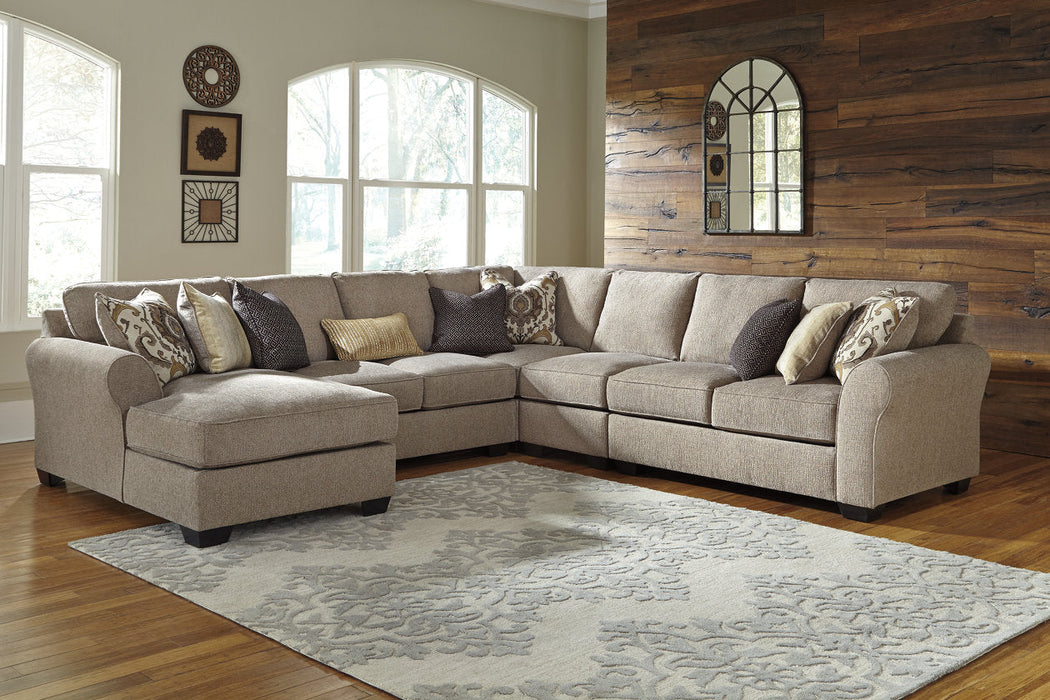 Pantomine Driftwood 5-Piece LAF Sectional