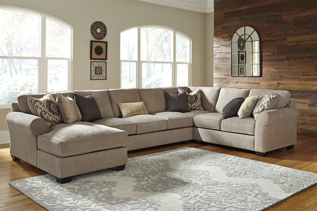 Pantomine Driftwood 4-Piece Large LAF Sectional