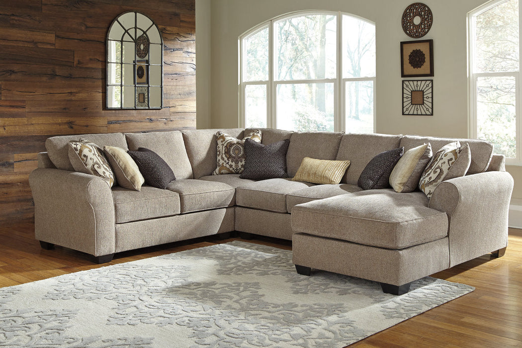 Pantomine Driftwood 4-Piece RAF Sectional