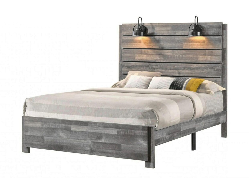 Carter Gray Platform Bedroom Set