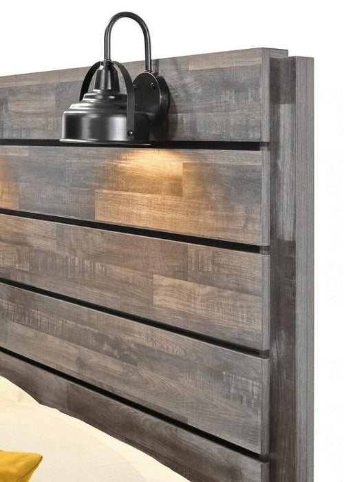 Carter Gray Platform Bedroom Set