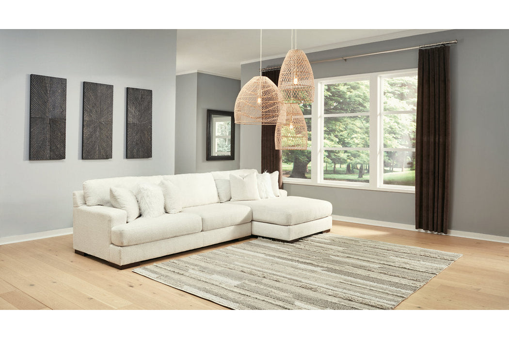 Zada Ivory 2-Piece RAF Sectional