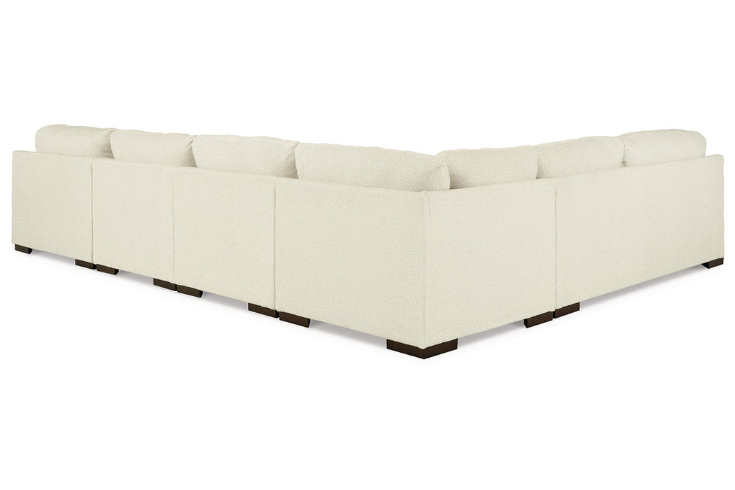 Zada Ivory 5-Piece RAF Sectional