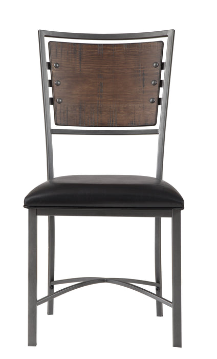 Fideo Brown/Gray Round Dining Set