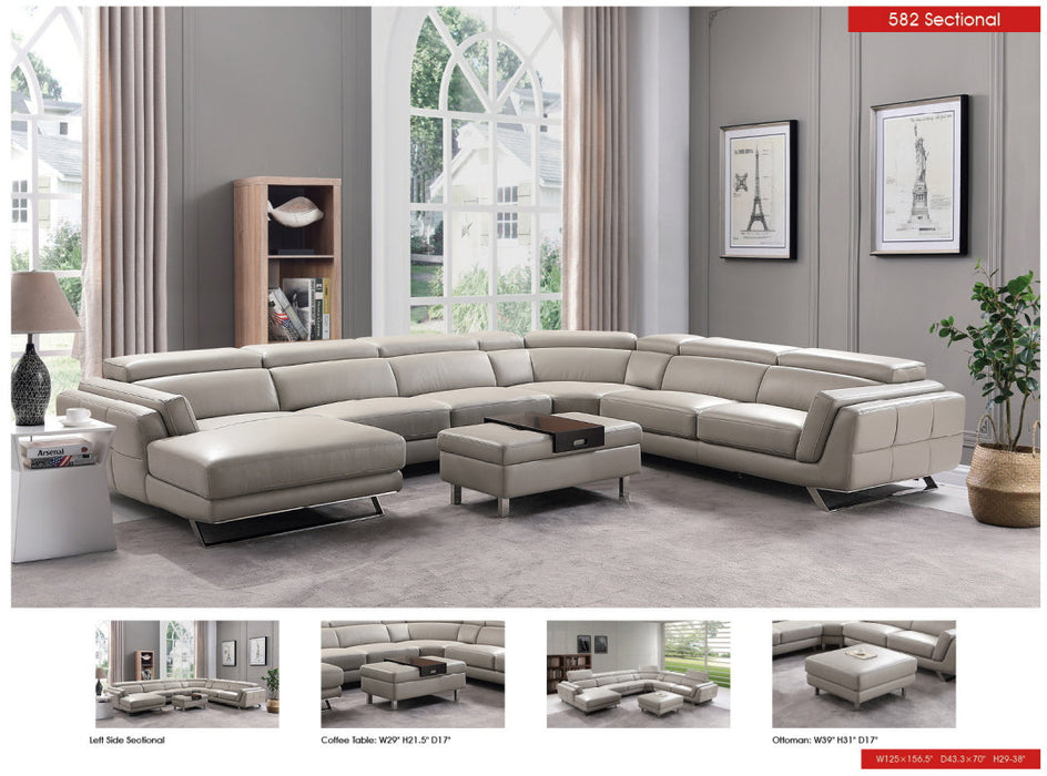 582 Sectional Left - i28238 - Gate Furniture